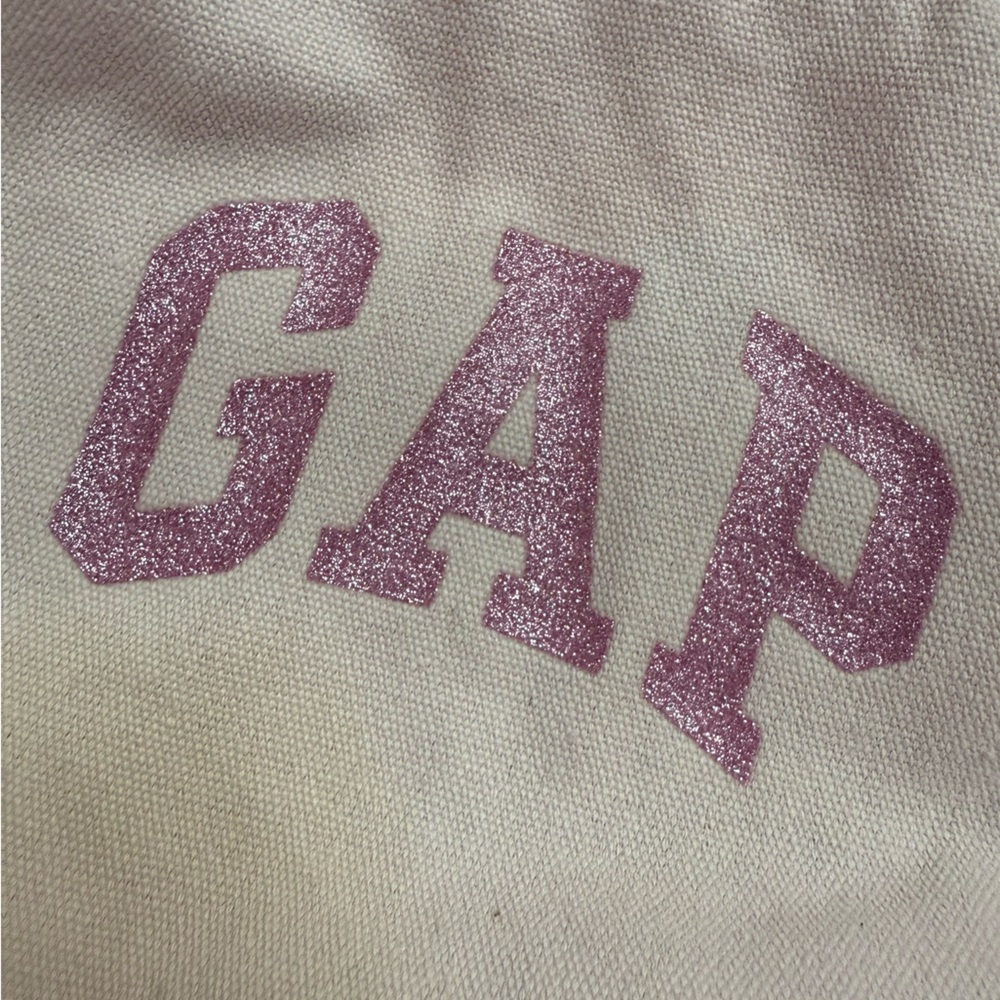 GAP mini pink sparkly tote. Shoulder strap adjustable & attached.Great condition - Picture 2 of 5
